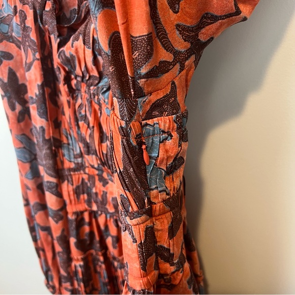 New Ulla Johnson Sefia Long-Sleeve Pleated Mini Dress, Size 4 - Picture 7 of 16